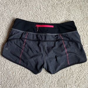 Lululemon Gray Speed Up Shorts